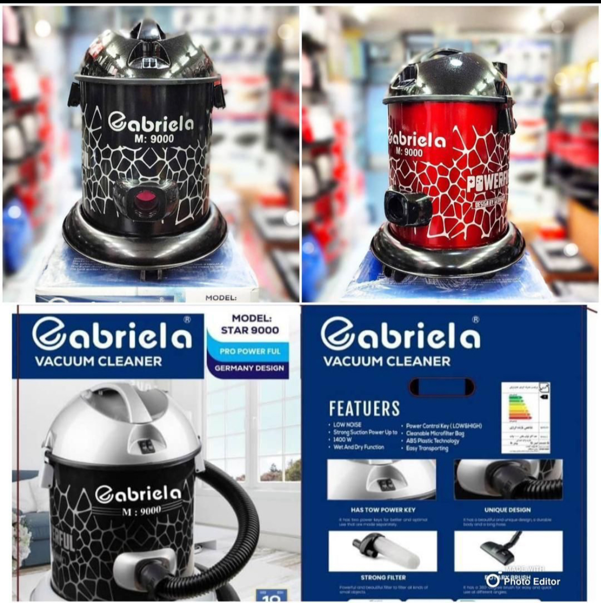 جاروبرقی سطلی گابریلا۹۰۰۰رنگبندی جور